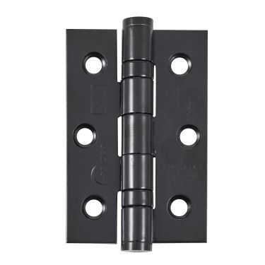 Click Here To Enlarge This Photo Of Eclipse 14917 Grade 7 Matt Black &lpar;Stainless Steel&rpar; Ball Bearing Hinges 76 x 51 x 2mm