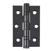 Eclipse 14917 Grade 7 Matt Black &lpar;Stainless Steel&rpar; Ball Bearing Hinges 76 x 51 x 2mm