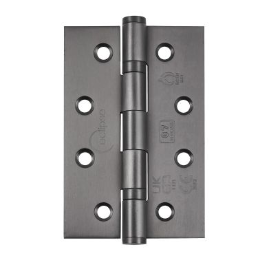 Click Here To Enlarge This Photo Of Eclipse 14341DBZ Grade 7 Dark Bronze &lpar;Stainless Steel&rpar; Slim Knuckle Ball Bearing Hinges 102 x 67 x 2mm