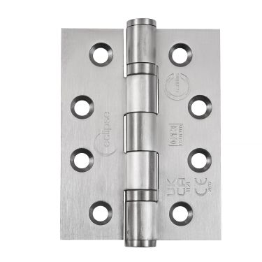 Click Here To Enlarge This Photo Of Eclipse 14854 Grade 13 Satin Stainless Steel Ball Bearing Hinges 102 x 76 x 3mm