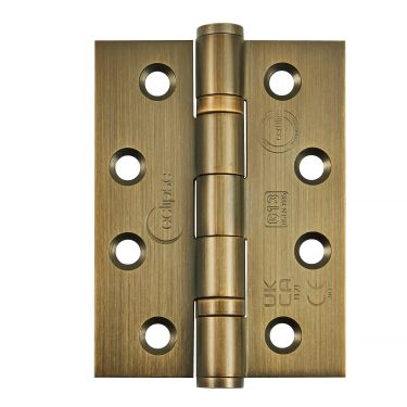 Click Here To Enlarge This Photo Of Eclipse 14854MAB Grade 13 Matt Antique Brass &lpar;Stainless Steel&rpar; Ball Bearing Hinges 102 x 76 x 3mm