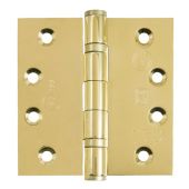 Eclipse 14841EBP Grade 13 Polished Brass &lpar;Stainless Steel&rpar; Ball Bearing Hinges 102 x 102 x 3mm