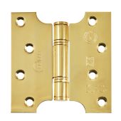 Eclipse 14991 Grade 13 Polished Brass &lpar;Stainless Steel&rpar; Parliament Hinges 102 x 51 x 102mm