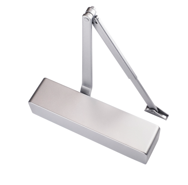 Click Here To Enlarge This Photo Of Eclipse 28901 Size 3-6 CE Certified Heavy Duty Overhead Door Closer with Backcheck & Delayed Action - Silver