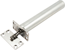 Eclipse 17977 Concealed Single Chain Door Closer &lpar;Square Forend&rpar; - Polished Chrome