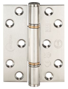 Click Here To Enlarge This Photo Of Eclipse 14929 Grade 14 Satin Stainless Steel Insignia Thrust Bearing Hinges 102 x 76 x 3mm