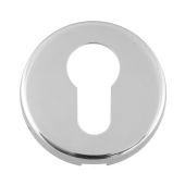 Eclipse 34402 Polished Stainless Steel &lpar;52mm x 8mm&rpar; Euro Profile Escutcheon