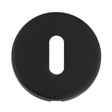 Click Here To Enlarge This Photo Of Eclipse 34911 Matt Black SS &lpar;52mm x 8mm&rpar; Standard Keyway Escutcheon