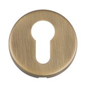 Eclipse 34916 Matt Antique Brass SS &lpar;52mm x 8mm&rpar; Euro Profile Escutcheon