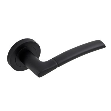 Click Here To Enlarge This Photo Of Eclipse 62114 Matt Black 'Tifosi' Lever on Round Rose Set &lpar;Freestyle Range&rpar;