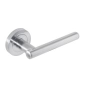 Eclipse 62156 Satin Chrome 'Corvette' T Bar Lever on Round Rose Set &lpar;Freestyle Range&rpar;