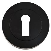 Eclipse 62261 Matt Black Standard Keyway Escutcheon on Round Rose &lpar;Freestyle Range&rpar;