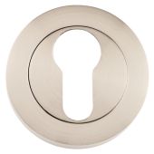 Eclipse 62763 Antique Bronze Euro Profile Escutcheon on Round Rose &lpar;Freestyle Range&rpar;