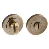 Eclipse 62791 Antique Bronze Thumbturn & Release on Round Rose &lpar;Freestyle Range&rpar;