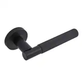 Eclipse 63241 Matt Black 'Linear' Lever on Round Rose Set &lpar;Insignia Range&rpar;