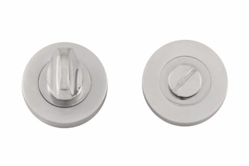Click Here To Enlarge This Photo Of Eclipse 63591 Polished&sol;Satin Chrome Thumbturn & Release on Round Rose &lpar;Insignia Range&rpar;