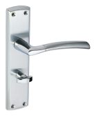 Eclipse 63143 Polished&sol;Satin Chrome 'Tifosi' Lever Bathroom Set