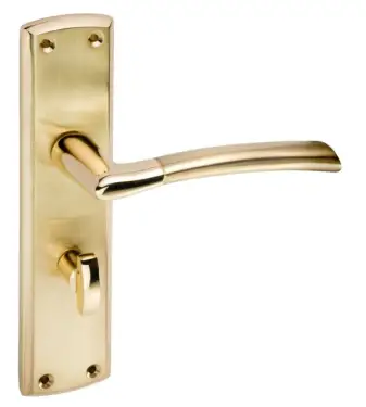 Click Here To Enlarge This Photo Of Eclipse 63151 Polished&sol;Satin Brass 'Tifosi' Lever Bathroom Set