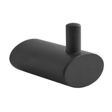 Click Here To Enlarge This Photo Of Eclipse 80126 &lpar;801 Series&rpar; Matt Black Single Robe Hook