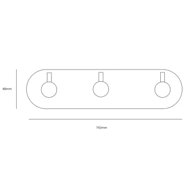Click Here To Enlarge This Photo Of Eclipse 34739 Satin Stainless Steel Self Adhesive Trio Coat Hook