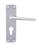 Eclipse 39916 Satin Anodised Aluminium 2000 Series Lever Euro Profile Set &lpar;47&period;5mm c&sol;c&rpar;