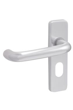 Click Here To Enlarge This Photo Of Eclipse 32453 Satin Anodised Aluminium Excell 19mm RTD Lever Oval Profile Set &lpar;48&period;5mm c&sol;c&rpar;