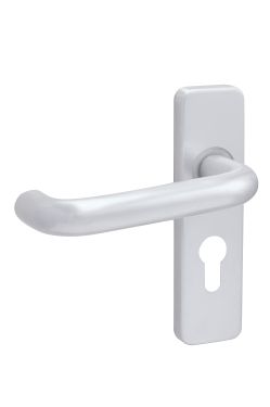 Click Here To Enlarge This Photo Of Eclipse 32454 Satin Anodised Aluminium Excell 19mm RTD Lever Euro Profile Set &lpar;47&period;5mm c&sol;c&rpar;