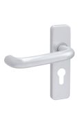 Eclipse 32454 Satin Anodised Aluminium Excell 19mm RTD Lever Euro Profile Set &lpar;47&period;5mm c&sol;c&rpar;
