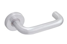 Eclipse 39905 Satin Anodised Aluminium 19mm Eurotek Lever On Rose Set &lpar;metal inner&rpar;