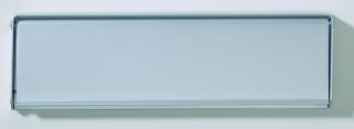 Eclipse 32440 Satin Anodised Aluminium 254x76mm Letter Plate Unsprung &lpar;Face Fix&rpar;