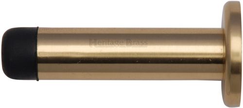 Click Here To Enlarge This Photo Of V1192 64-PB Heritage Brass Projection Door Stop 64mm &lpar;75mm projection inc buffer&rpar; Polished Brass Finish