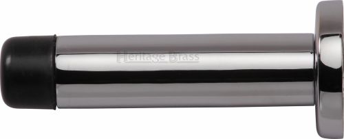 Click Here To Enlarge This Photo Of V1192 64-PC Heritage Brass Projection Door Stop 64mm &lpar;75mm projection inc buffer&rpar; Polished Chrome Finish
