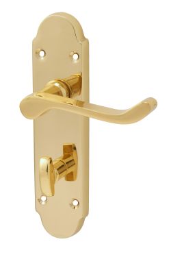 Click Here To Enlarge This Photo Of Eclipse 25312 Chromaxe Polished Brass Lever Bathroom Set