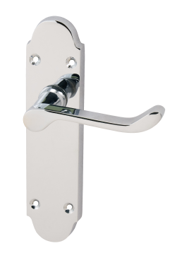 Click Here To Enlarge This Photo Of Eclipse 31807 Chromaxe Polished Chrome Lever Latch Set