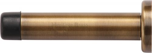 Click Here To Enlarge This Photo Of V1192 76-AT Heritage Brass Projection Door Stop 76mm  &lpar;87mm projection inc buffer&rpar; Antique Brass Finish