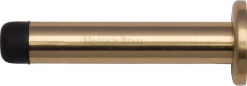 Click Here To Enlarge This Photo Of V1192 76-PB Heritage Brass Projection Door Stop 76mm  &lpar;87mm projection inc buffer&rpar; Polished Brass Finish