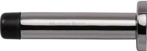 Click Here To Enlarge This Photo Of V1192 76-PC Heritage Brass Projection Door Stop 76mm &lpar;87mm projection inc buffer&rpar; Polished Chrome Finish