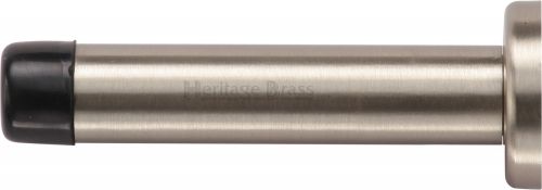 Click Here To Enlarge This Photo Of V1192 76-SN Heritage Brass Projection Door Stop 76mm  &lpar;87mm projection inc buffer&rpar; Satin Nickel Finish