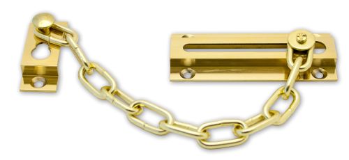 Click Here To Enlarge This Photo Of Eclipse 17970 Polished Brass Security Door Chain