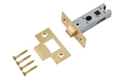Click Here To Enlarge This Photo Of Eclipse 70270 63mm Bolt Through Tubular Mortice Latch - Electro Brass