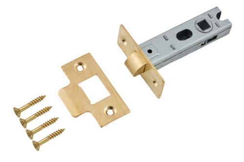 Click Here To Enlarge This Photo Of Eclipse 70272 76mm Bolt Through Tubular Mortice Latch - Electro Brass
