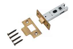 Eclipse 70275 76mm Bolt Through Tubular Mortice Latch - Matt Antique Brass