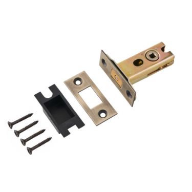 Click Here To Enlarge This Photo Of Eclipse 71536 63mm Heavy Duty Tubular Mortice Deadbolt - Matt Antique Brass