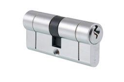 Eclipse 70403 70mm 6-Pin Architectural Euro Profile Double Cylinder - Satin Chrome