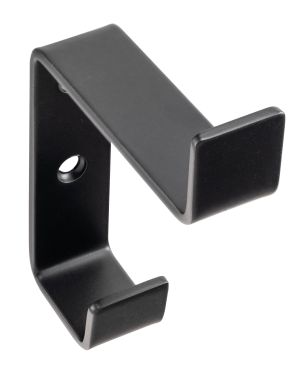 Click Here To Enlarge This Photo Of Eclipse 34948 Matt Black &lpar;SS&rpar; Heavy Duty Hat & Coat Hook