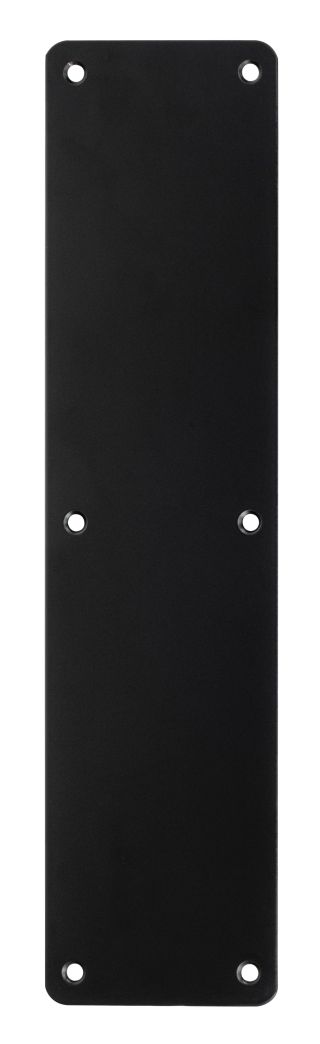 Eclipse 34955 Matt Black &lpar;SS&rpar; 305mm x 75mm Finger Plate with Radius Corners