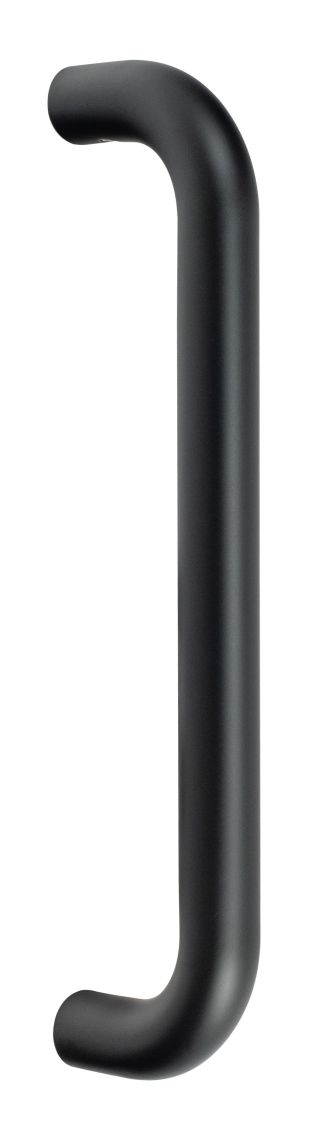 Eclipse 34966 Matt Black &lpar;SS&rpar; 225mm x 19mm Bolt Through D Shape Pull Handle