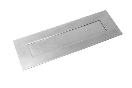 Click Here To Enlarge This Photo Of Eclipse 34511 Polished Stainless Steel &lpar;G304&rpar; 330mm x 110mm Letter Plate &lpar;250mm x 50mm Aperture&rpar;