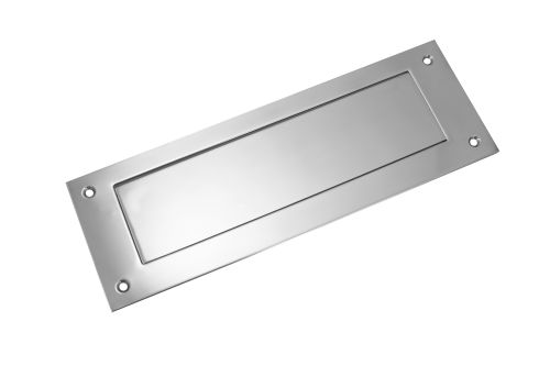 Click Here To Enlarge This Photo Of Eclipse 34513 Polished Stainless Steel 300mm x 100mm Concealed Internal Letter Flap