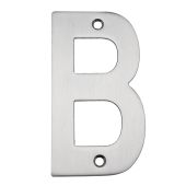 Eclipse 34732 Satin Stainless Steel &lpar;G304&rpar; 102mm Face Fix Letter B